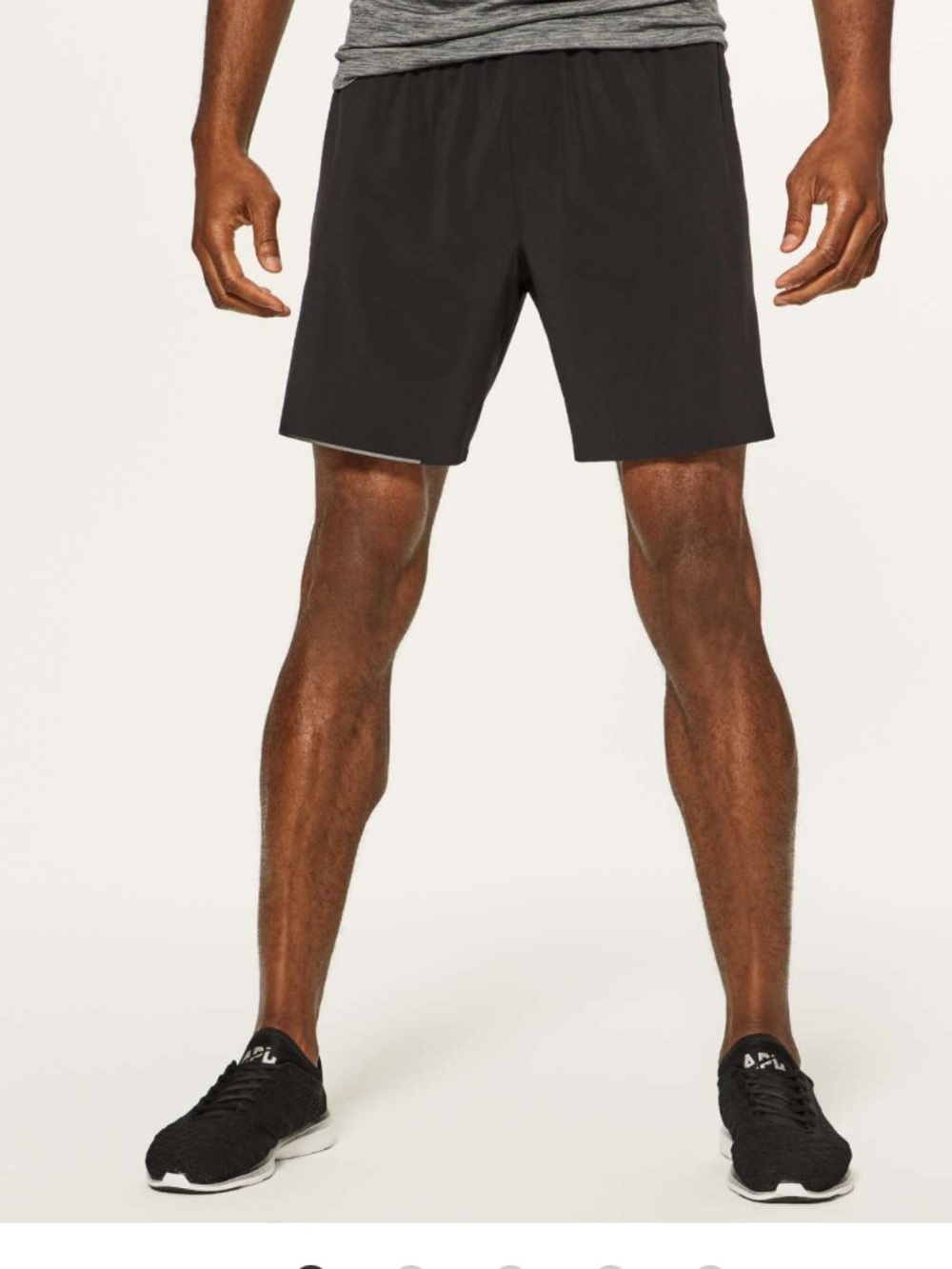 lululemon athletica  size XL Black Surge Short 7"